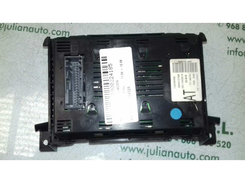 Recambio de pantalla multifuncion para opel astra h ber. enjoy referencia OEM IAM 281154326 13208089 281154326