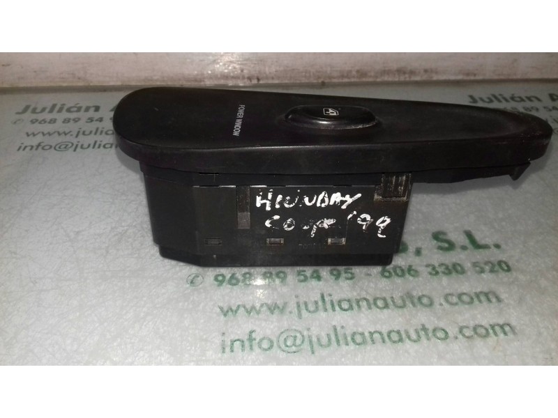 Recambio de mando elevalunas delantero izquierdo para hyundai coupe (rd) 1.6 fx referencia OEM IAM 9358027000  
