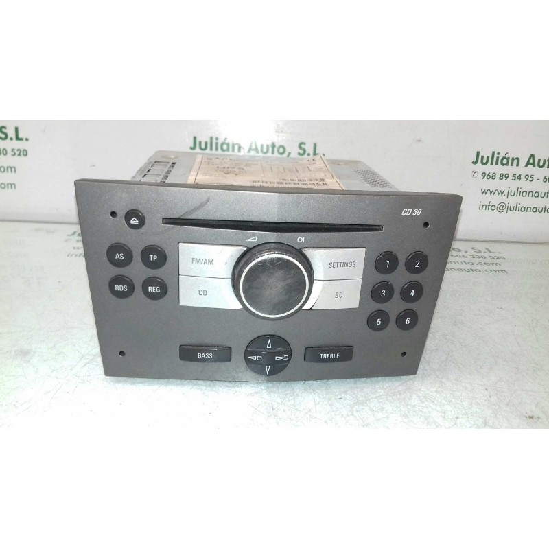 Recambio de sistema audio / radio cd para opel astra h berlina cosmo referencia OEM IAM 7644221310 13190856YY BLAUPUNKT