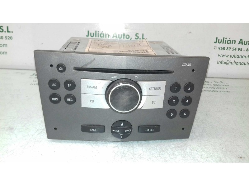 Recambio de sistema audio / radio cd para opel astra h berlina cosmo referencia OEM IAM 7644221310 13190856YY BLAUPUNKT