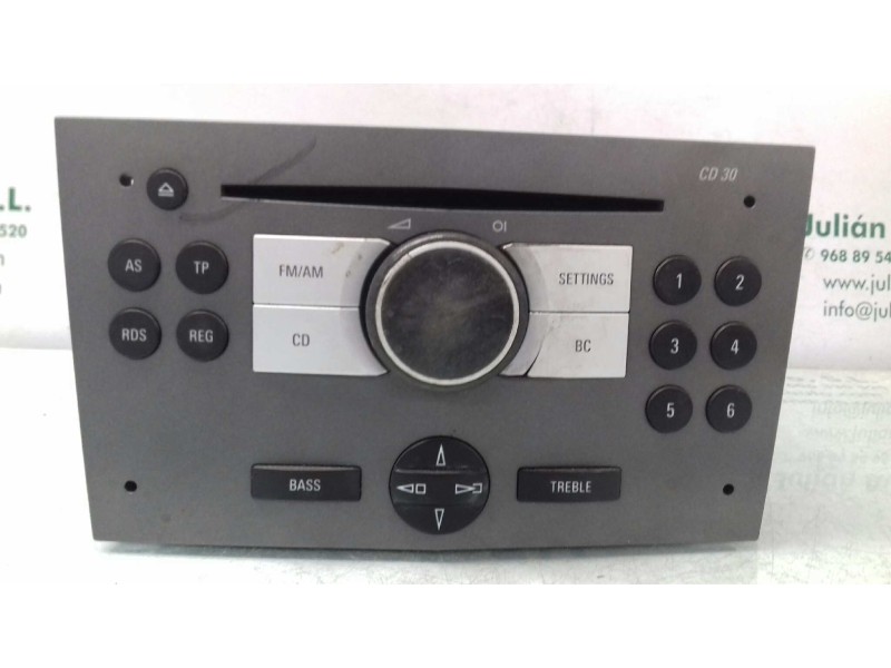 Recambio de sistema audio / radio cd para opel astra h berlina cosmo referencia OEM IAM 7644221310 13190856YY BLAUPUNKT
