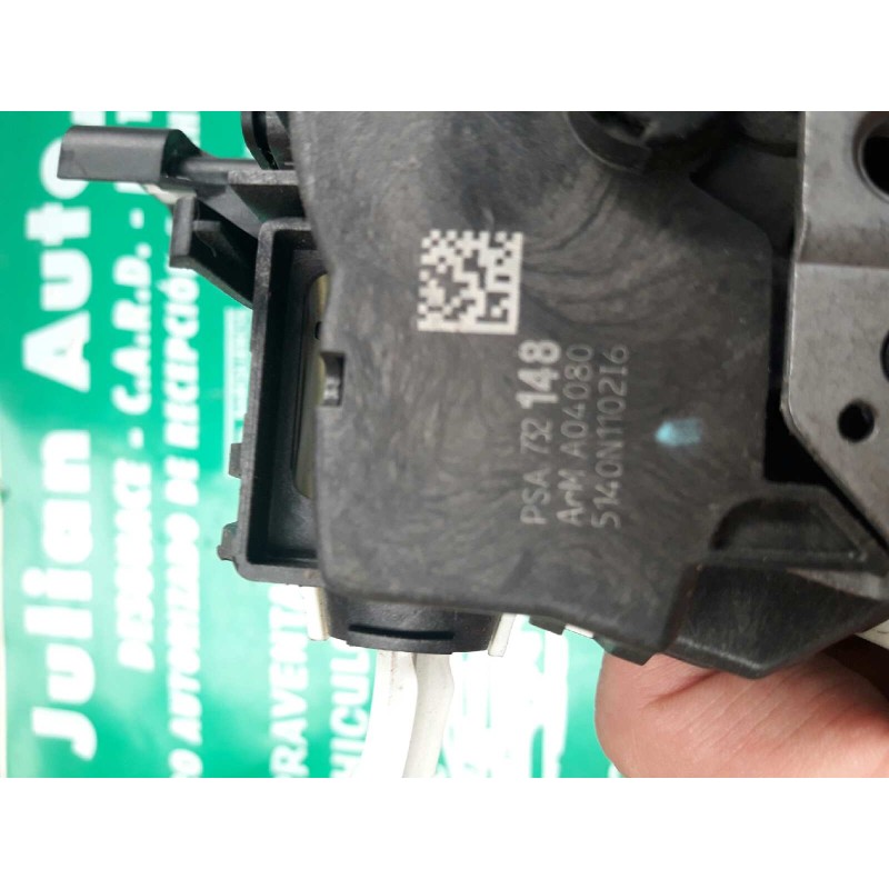 Recambio de cerradura puerta delantera derecha para citroen c5 berlina millenium referencia OEM IAM 732148 A04080 5140N1102I6