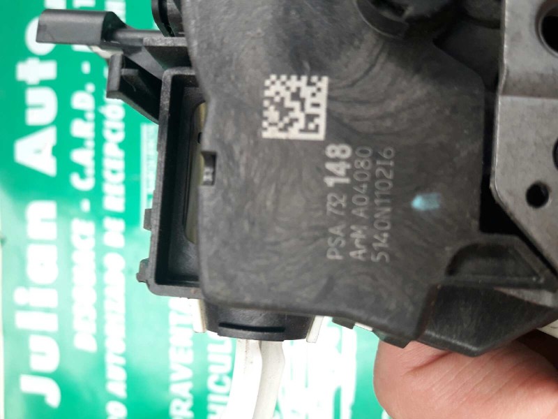 Recambio de cerradura puerta delantera derecha para citroen c5 berlina millenium referencia OEM IAM 732148 A04080 5140N1102I6