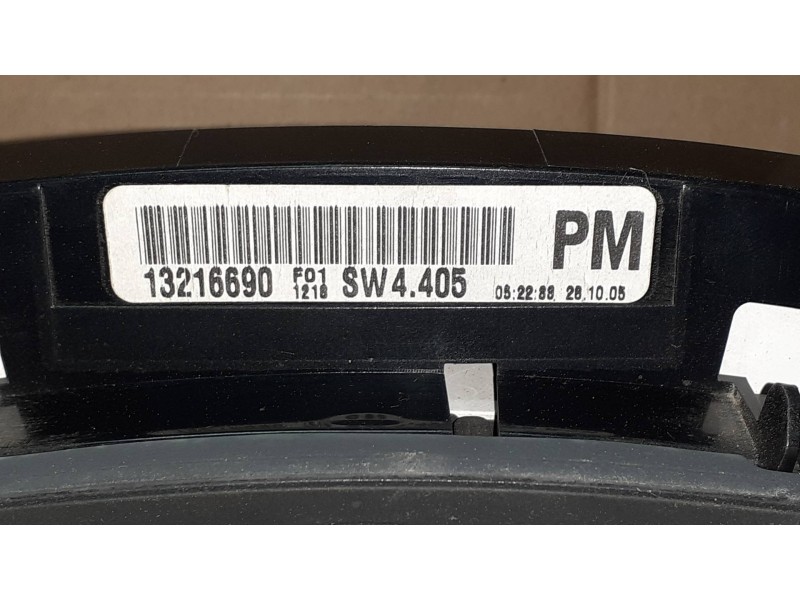 Recambio de cuadro instrumentos para opel astra h ber. enjoy referencia OEM IAM 13216690 A2C53024902 SIEMENS VDO