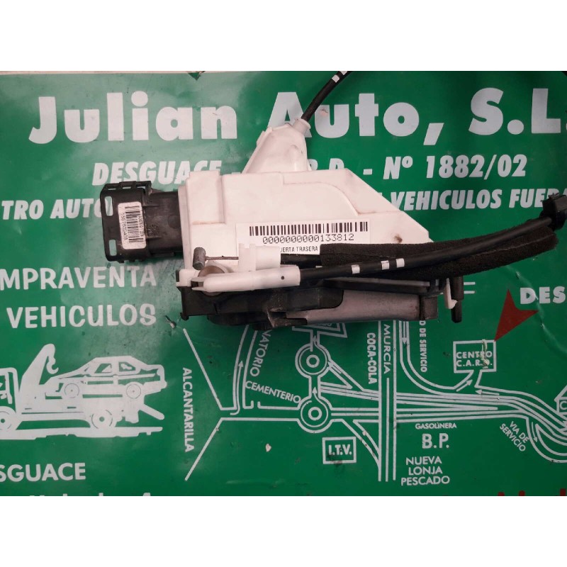 Recambio de cerradura puerta trasera izquierda para citroen c3 attraction referencia OEM IAM 006248 A04994 1384N1777J2