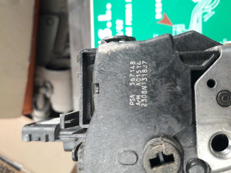 Recambio de cerradura puerta delantera izquierda para peugeot 308 sw confort referencia OEM IAM 567148 A01514 2308N1318J7