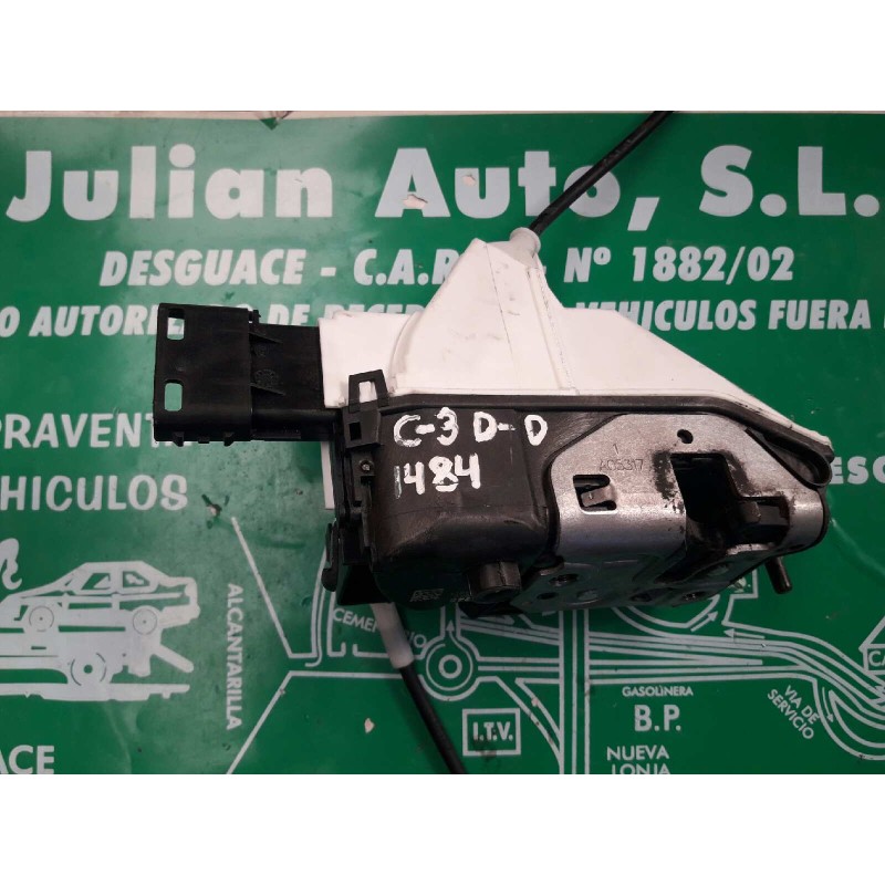 Recambio de cerradura puerta delantera derecha para citroen c3 attraction referencia OEM IAM 006246 A04959 4374A1688I1