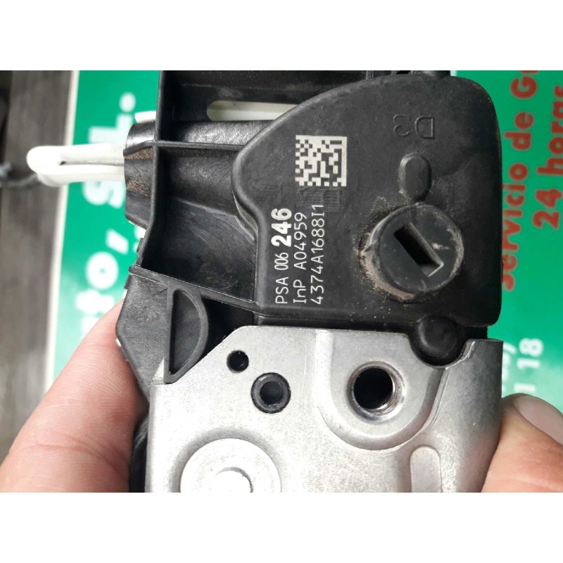 Recambio de cerradura puerta delantera derecha para citroen c3 attraction referencia OEM IAM 006246 A04959 4374A1688I1