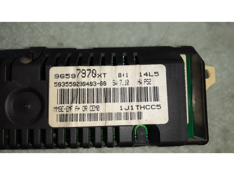 Recambio de pantalla multifuncion para citroen c2 furio referencia OEM IAM 5555502902 96597970XT 50355029040300