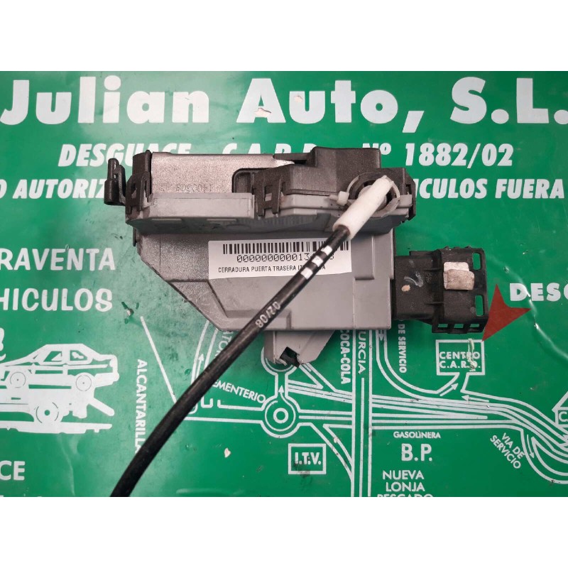 Recambio de cerradura puerta trasera izquierda para peugeot 308 confort referencia OEM IAM 567165 A01520 18828