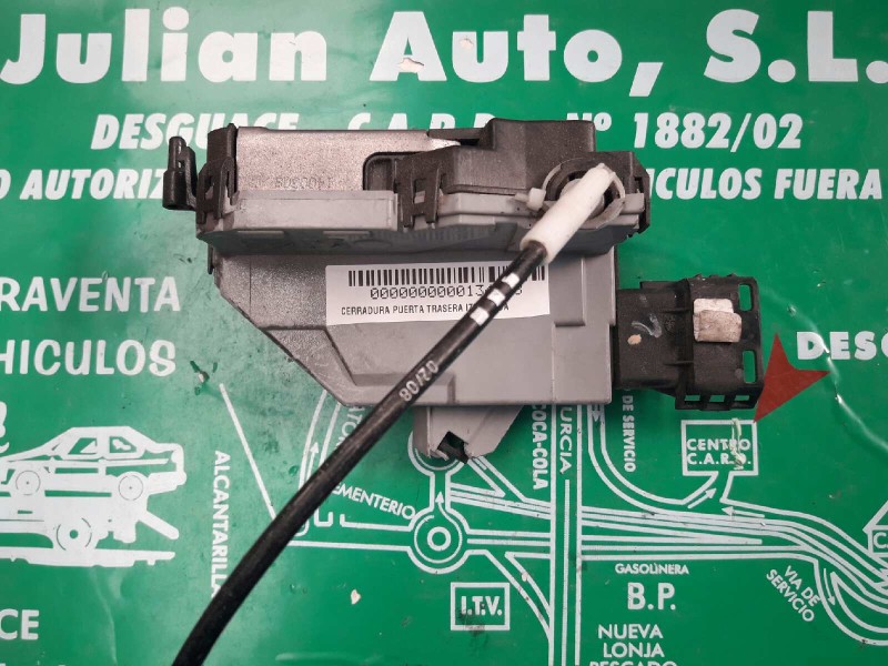 Recambio de cerradura puerta trasera izquierda para peugeot 308 confort referencia OEM IAM 567165 A01520 18828