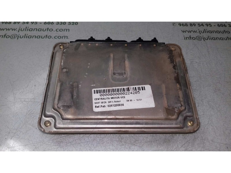 Recambio de centralita motor uce para seat ibiza (6k1) select referencia OEM IAM 0261206836 6K0906032Q BOSCH