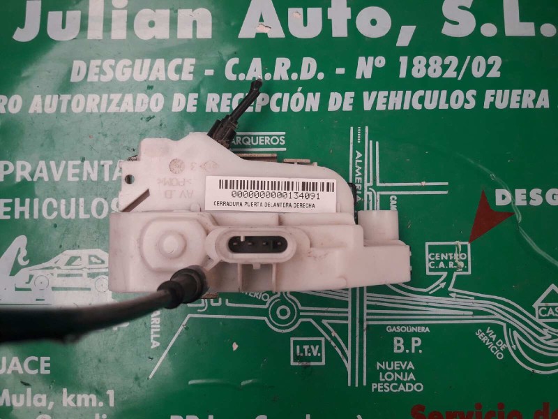 Recambio de cerradura puerta delantera derecha para citroen c3 1.4 cool referencia OEM IAM 46983280 0407051011D1 