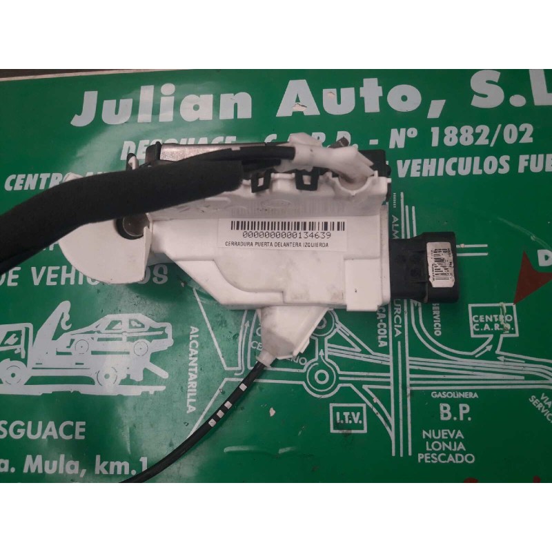 Recambio de cerradura puerta delantera izquierda para citroen c3 attraction referencia OEM IAM 006244 A04947 1384N2495J5