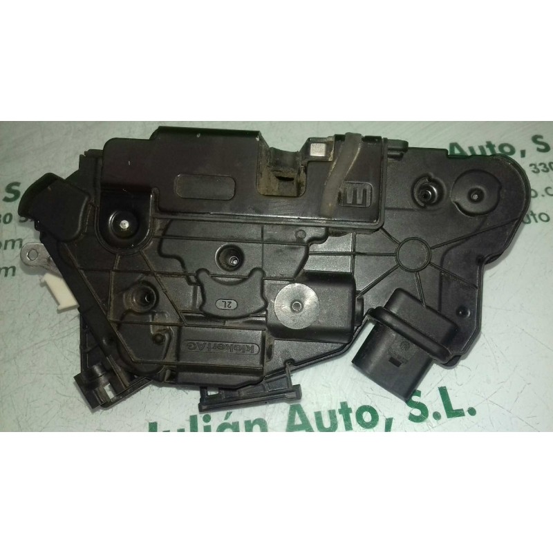 Recambio de cerradura puerta delantera izquierda para seat ibiza (6p1) reference referencia OEM IAM 5N1837015F 4 + 3 PINES NEGRA