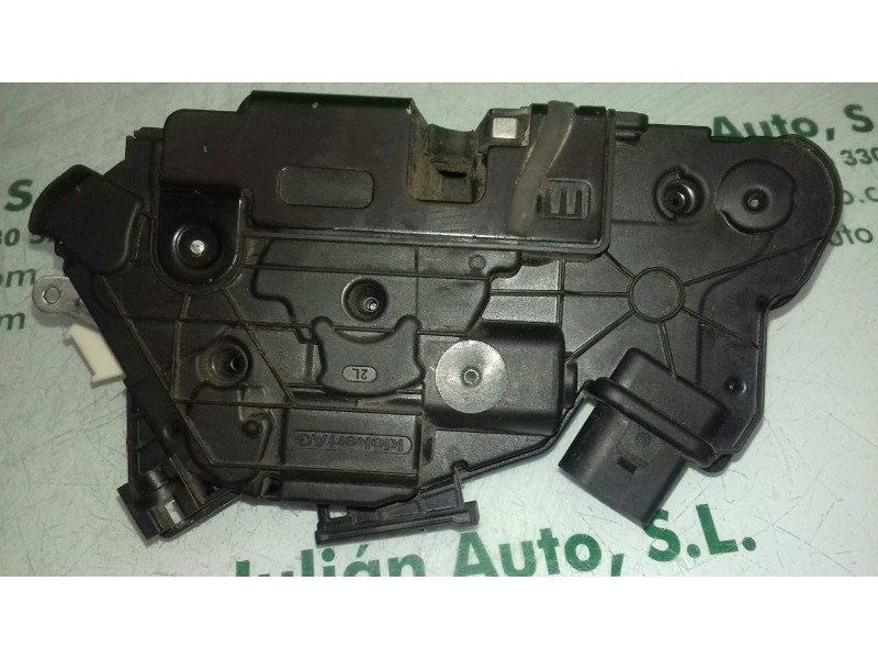 Recambio de cerradura puerta delantera izquierda para seat ibiza (6p1) reference referencia OEM IAM 5N1837015F 4 + 3 PINES NEGRA