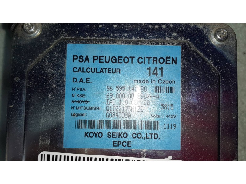 Recambio de modulo electronico para citroen c2 furio referencia OEM IAM 9659514180 6900000890 