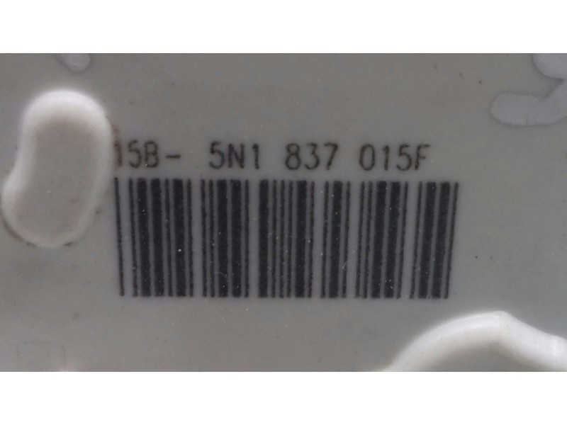 Recambio de cerradura puerta delantera izquierda para seat ibiza (6p1) reference referencia OEM IAM 5N1837015F 4 + 3 PINES NEGRA