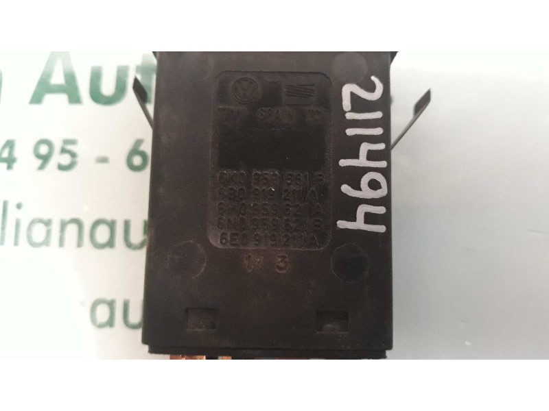 Recambio de interruptor para volkswagen lupo (6x1/6e1) conceptline referencia OEM IAM 6K0959561B  LUNA TERMICA