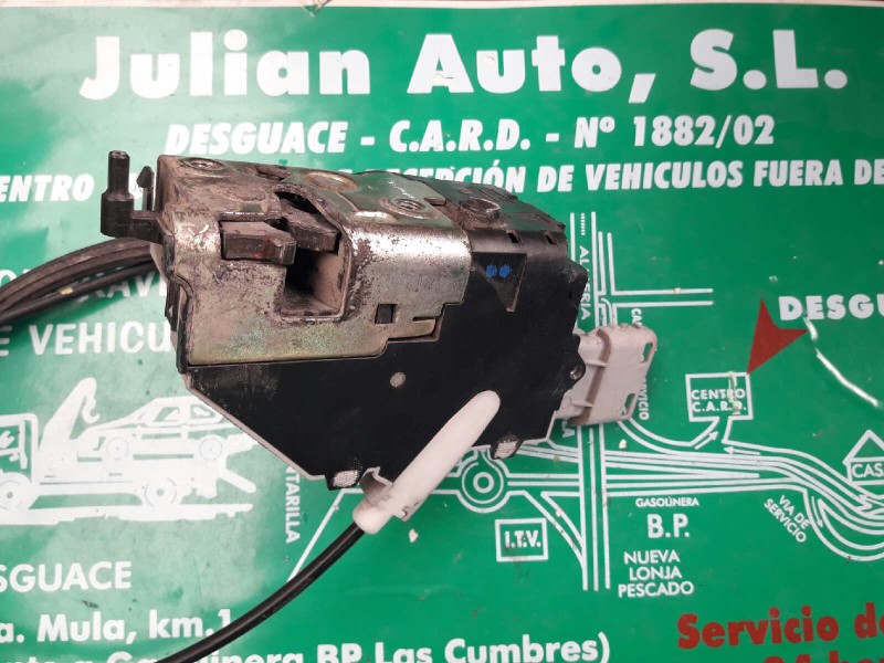 Recambio de cerradura puerta trasera derecha para peugeot 407 confort referencia OEM IAM 9647175480 GRIS 6 PINES