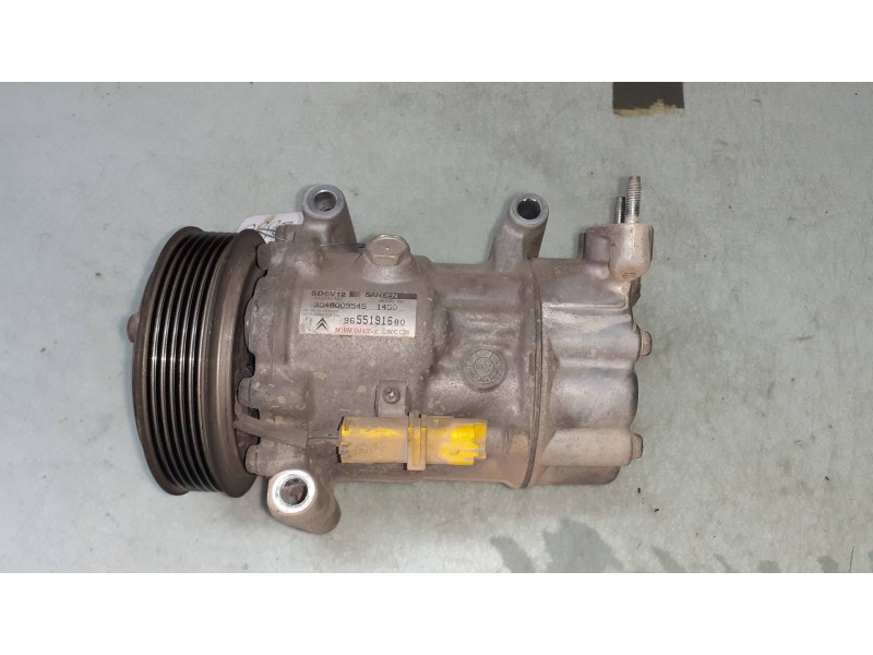 Recambio de compresor aire acondicionado para citroen c2 furio referencia OEM IAM 9655191680 SD6V12 SANDEN