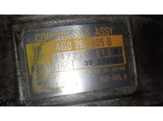 Recambio de compresor aire acondicionado para audi a8 (d2) 3.3 tdi quattro referencia OEM IAM 4B0260805 ISBU16C DENSO 2