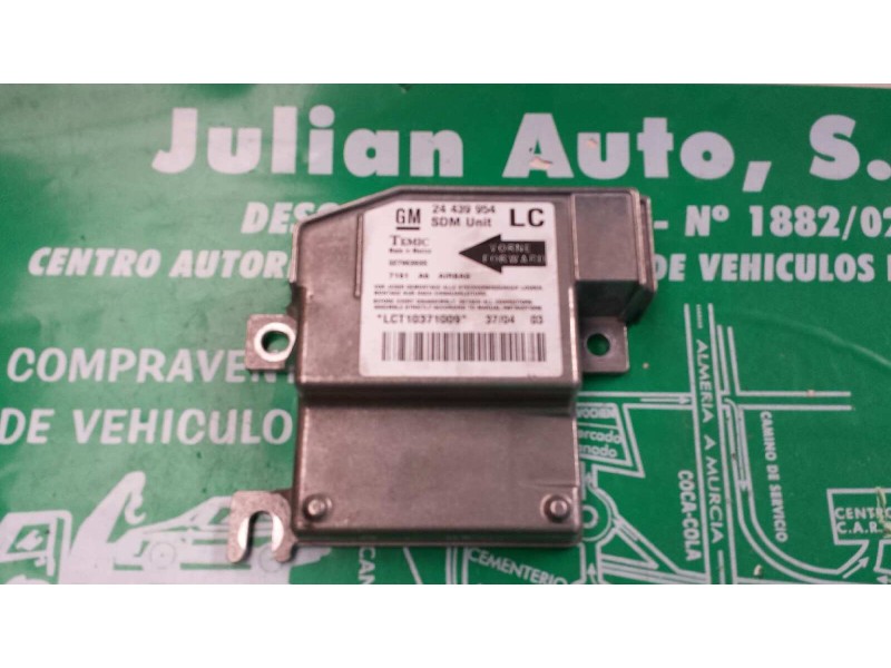 Recambio de centralita airbag para opel corsa c enjoy referencia OEM IAM 24439954 327963935 LCT10371009