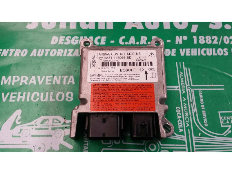 Recambio de centralita airbag para ford focus berlina (cap) trend referencia OEM IAM 0285001552 4M5T14B056BD 650000311001