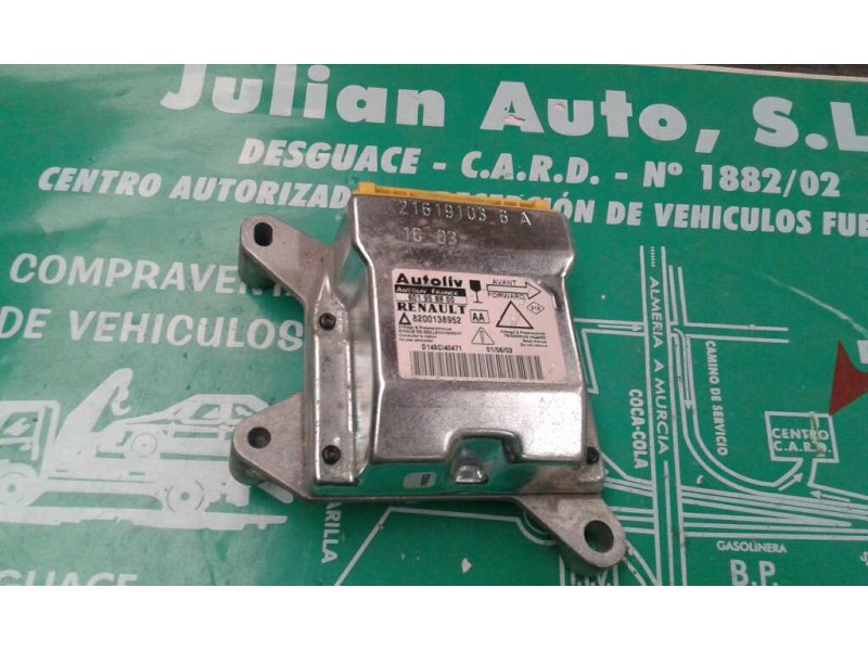 Recambio de centralita airbag para renault laguna ii (bg0) authentique referencia OEM IAM 601958800 8200138952 AUTOLIV