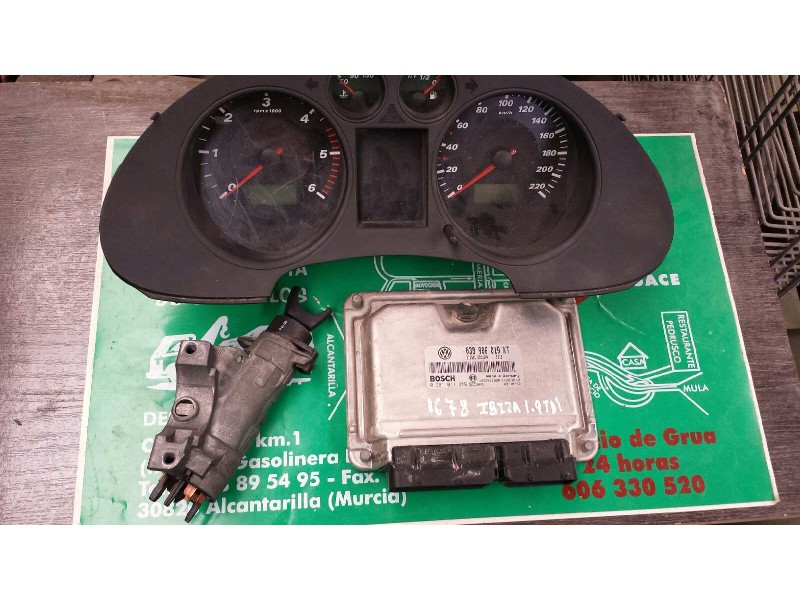 Recambio de centralita motor uce para seat ibiza (6l1) stella referencia OEM IAM 038906019KT 0281011219 KIT - BOSCH