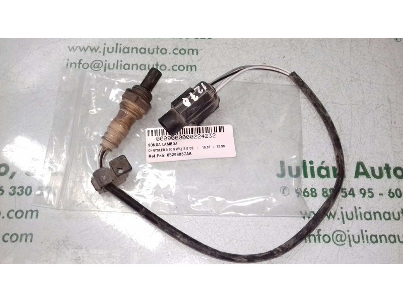 Recambio de sonda lambda para chrysler neon (pl) 2.0 cs referencia OEM IAM 05293037AA  