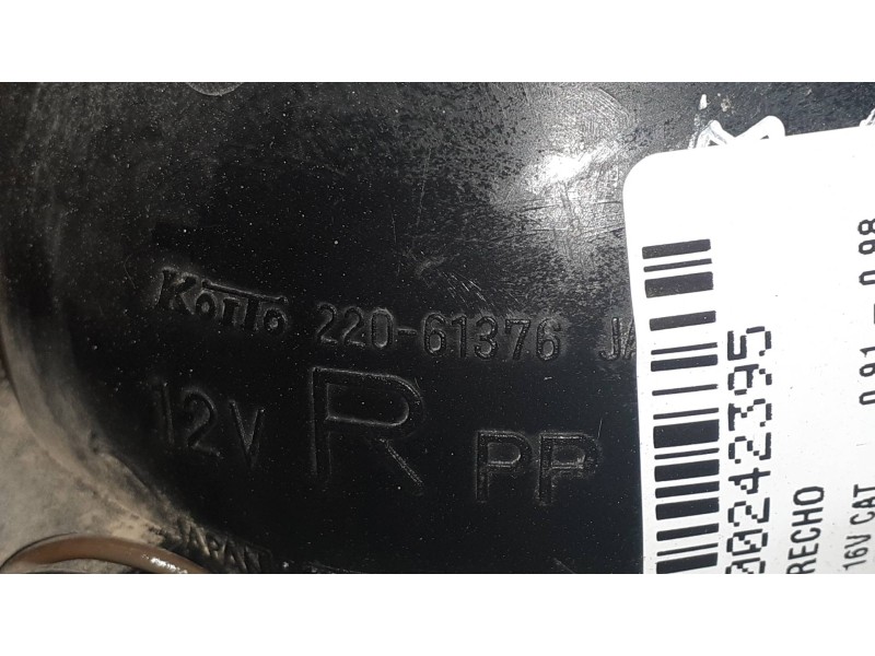 Recambio de piloto trasero derecho para mazda mx-3 (ec) 1.6 16v cat referencia OEM IAM 22061376  