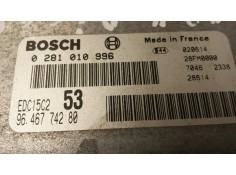 Recambio de centralita motor uce para citroen xsara picasso 2.0 hdi vivace referencia OEM IAM 0281010996 9646774280 EDC15C2 2