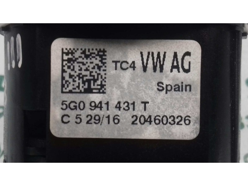 Recambio de mando luces para seat leon (5f1) reference referencia OEM IAM 5G0941431T  8 PINES