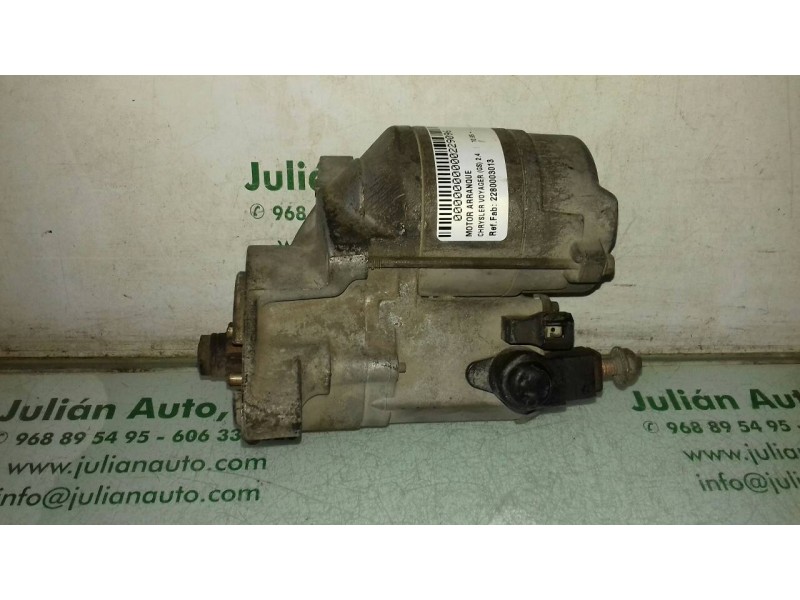 Recambio de motor arranque para chrysler voyager (gs) 2.4 referencia OEM IAM 2280003013 4686111 DENSO