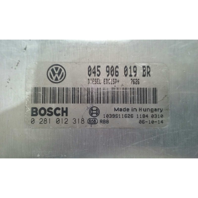 Recambio de centralita motor uce para seat ibiza (6l1) 1.4 tdi cat (bnm) referencia OEM IAM 045906019BR 0281012318 BOSCH