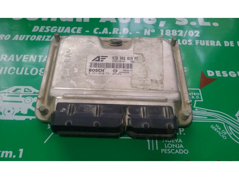 Recambio de centralita motor uce para volkswagen sharan (7m6/7m9) 1.9 tdi referencia OEM IAM 038906019FC 0281010751 BOSCH
