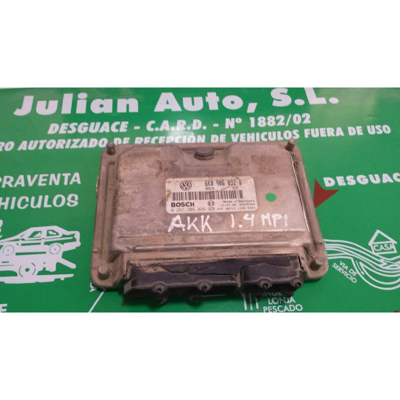 Recambio de centralita motor uce para seat ibiza (6k1) 1.4 referencia OEM IAM 6K0906032Q 0261206836 BOSCH