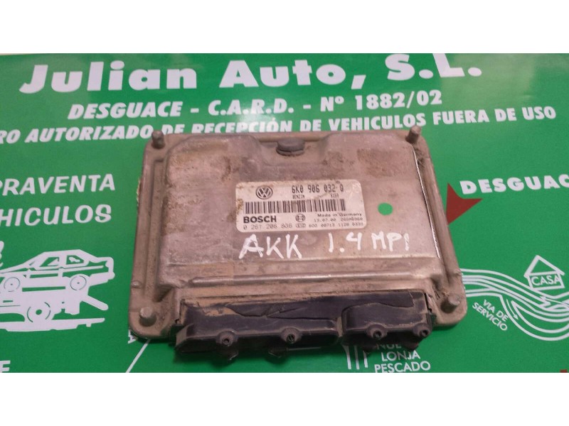 Recambio de centralita motor uce para seat ibiza (6k1) 1.4 referencia OEM IAM 6K0906032Q 0261206836 BOSCH