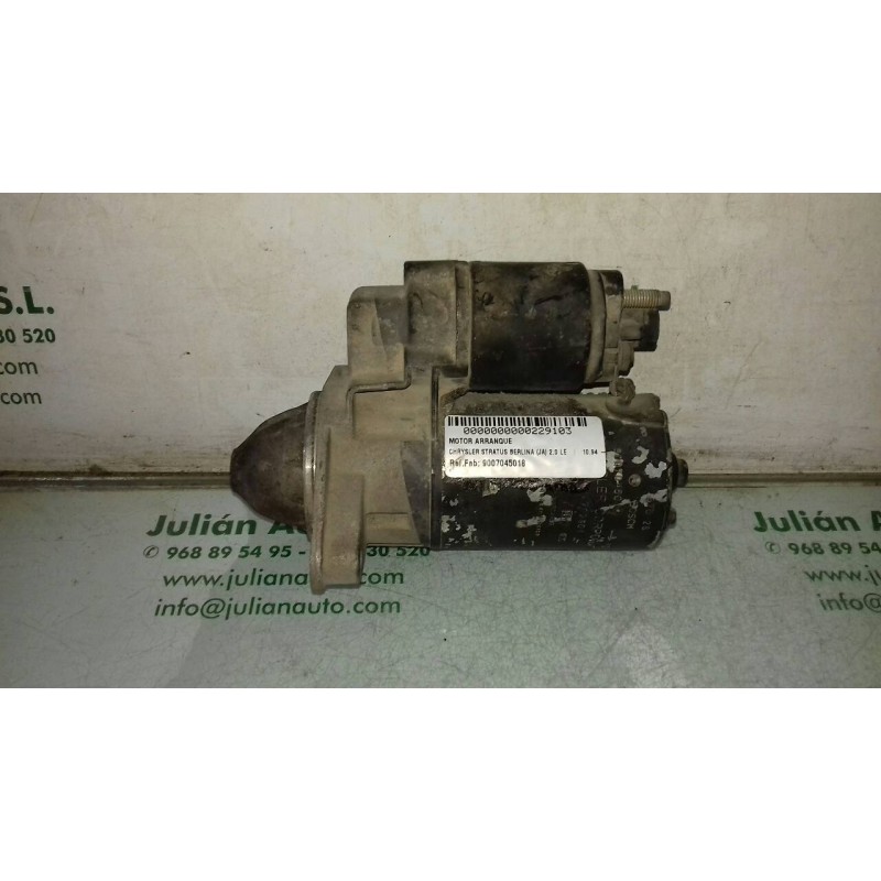 Recambio de motor arranque para chrysler stratus berlina (ja) 2.0 le referencia OEM IAM 9007045018 4793804 BOSCH