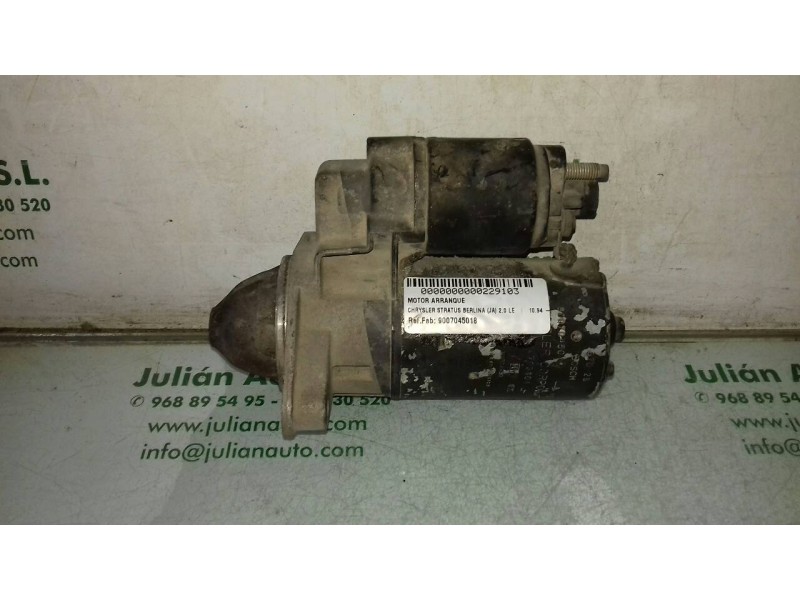 Recambio de motor arranque para chrysler stratus berlina (ja) 2.0 le referencia OEM IAM 9007045018 4793804 BOSCH