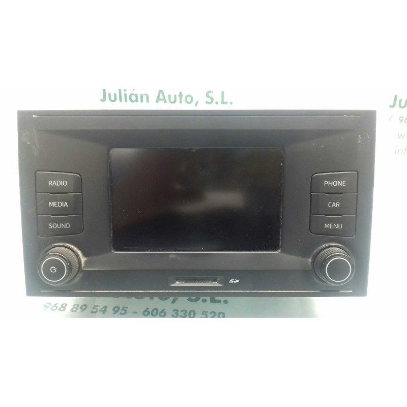 Recambio de sistema audio / radio cd para seat ibiza (6p1) reference referencia OEM IAM 5F0035888B  BLUETOOTH