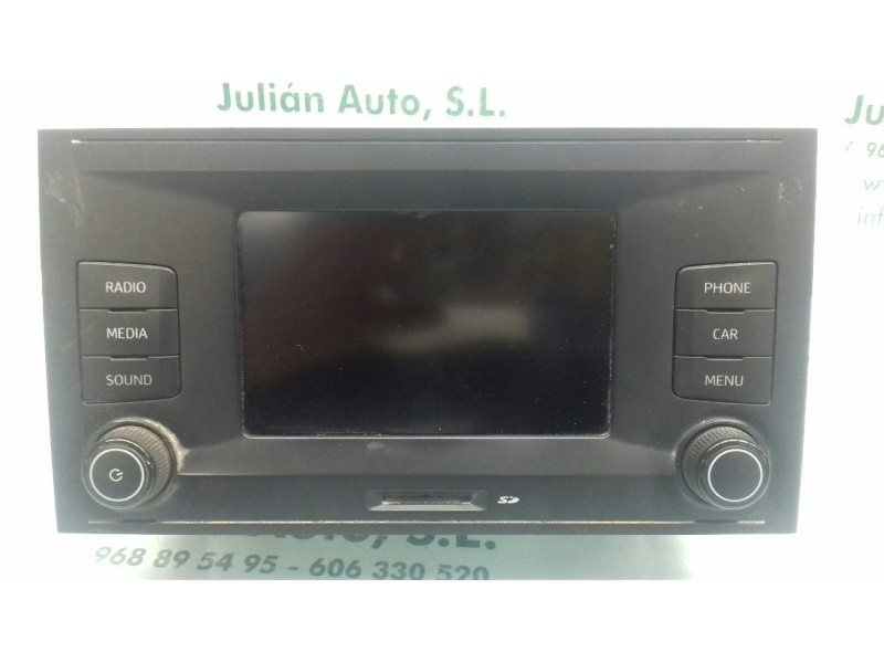 Recambio de sistema audio / radio cd para seat ibiza (6p1) reference referencia OEM IAM 5F0035888B  BLUETOOTH