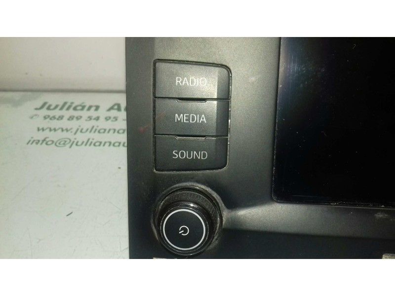 Recambio de sistema audio / radio cd para seat ibiza (6p1) reference referencia OEM IAM 5F0035888B  BLUETOOTH
