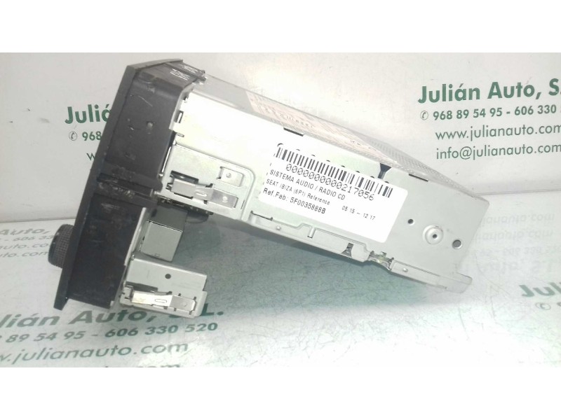 Recambio de sistema audio / radio cd para seat ibiza (6p1) reference referencia OEM IAM 5F0035888B  BLUETOOTH