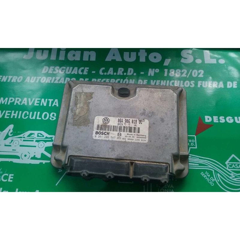 Recambio de centralita motor uce para seat toledo (1m2) 1.8 20v referencia OEM IAM 06A906018GC 0261206587 BOSCH