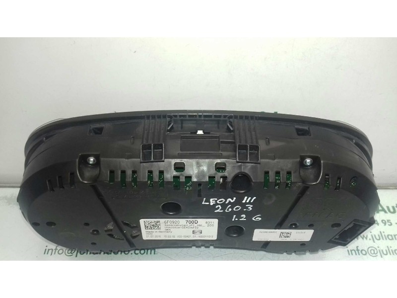 Recambio de centralita motor uce para seat leon (5f1) reference referencia OEM IAM 04E907309BL 0261S12606 KIT - BOSCH