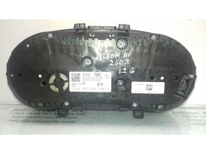 Recambio de centralita motor uce para seat leon (5f1) reference referencia OEM IAM 04E907309BL 0261S12606 KIT - BOSCH