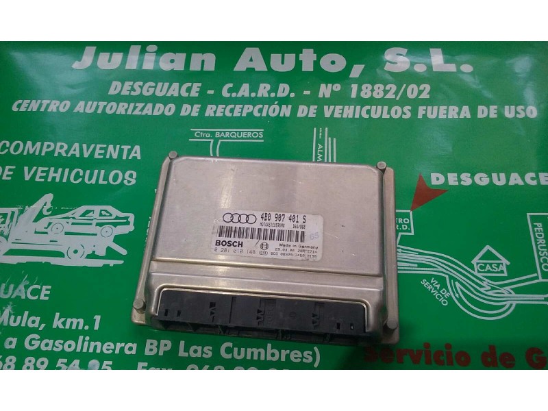 Recambio de centralita motor uce para audi a6 avant (4b5) 2.5 tdi referencia OEM IAM 4B0907401S 0281010148 BOSCH