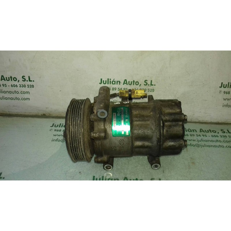 Recambio de compresor aire acondicionado para citroen c3 hdi 70 furio referencia OEM IAM 9655191680 SD6V12 SANDEN